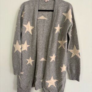 Philosophy Gray with Stars Cashmere Cardigan size M